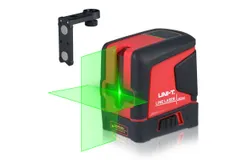 UNI-T 2 Line Laser Level Meter Self-Leveling 2 Green Beams Horizontal&sol;Vertical&sol;Cross Line Laser Level Tool with Magnetic Mount for Home Use