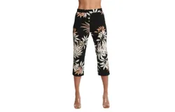 Compli K Palm Tree Crop Pant In Black Palm