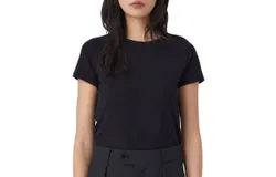 Closed Basic Cotton Tee In Black