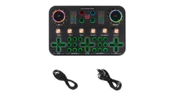 K600 sound card professional live broadcast equipment kit audio sound card mixer universal for mobile phones and computers