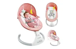 Baby Swings Baby Swing for Infants&comma;5 Speed Portable Swing for Baby Boy Girl Swing with Music Speaker and 12 Preset Lullabies