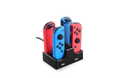 Nintendo Switch&sol;OLED Gamepad Charger Dock&comma; Joycon Grip Charging Stand Grip Quad Charger