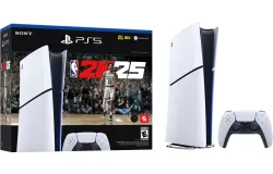 Sony - PlayStation 5 Slim Console Digital Edition – NBA 2K25 Bundle - Black