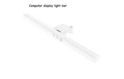 Screen light wireless dimmable eye protection learning office laptop display light bar hanging lamp&comma; white-33cm lock type