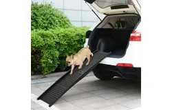 Folding Dog Ramp Black 60&period;2"x15&period;7"x4&period;9" Plastic