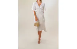 Lusana Rylen Midi Dress In Nadine