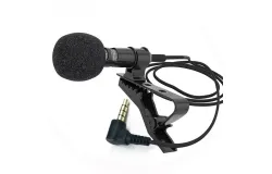 3&period;5 mm Microphone Clip Tie Collar for Mobile Phone Speaking in Lecture 1&period;5m&sol;3m Bracket Clip Vocal Audio Lapel Microphone