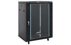 15U Network Cabinet with Swivel Feet 19" IP20 20&period;9"x15&period;7"x31&period;5"