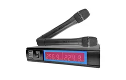 VHF Dual Channel DIGITAL  2 Pieces Wireless Microphone System Receiver