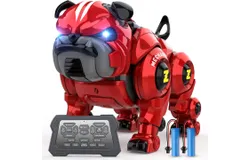 Robotic Dog Toy &comma; Remote Control Robot Programing Stunt Robo Dog