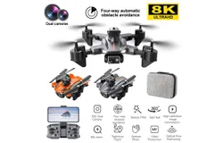 Drone aerial photography optical flow ESC obstacle avoidance remote control airplane quadcopter toy&period; Dual camera for adults&comma; beginners&comma; children&comma; foldable quad camera&comma; toy drone gift&comma; 1080P HD camera&comma; one key start&comma; headless mode&comma; flight with reference point&comma; 360° flip