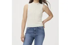 Paige Eliza Tank In Ivory Sparkle