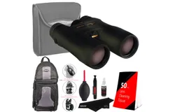 Nikon 10x42 prostaf 5 WP Binocular 7571 &plus; Lens Tissue &plus; Backpack &plus; 5pc Cleaning Kit