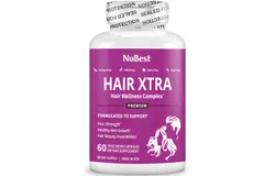 Hair Xtra&comma; Premium Hair Growth Support for Men & Women&comma; 60 Vegan Capsules