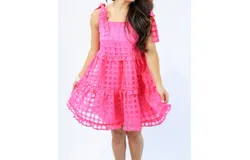 Entro Mexico Bound Dress In Hot Pink