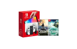 Nintendo Switch OLED version console Japanese version &plus; Zelda 1&plus;2 collection white &lpar;new&rpar;