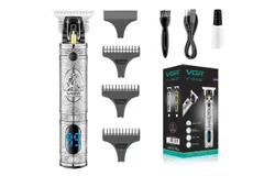 Men&apos;s Professional Beard and Hair Trimmer&comma; Rechargeable T-Blade Trimmer&comma; Electric Hair Clippers for Barbers and Stylists