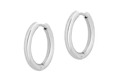 Electric Picks Ringo Hoops In Silver
