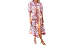 Lola Australia Pacific Dress In Bouquet