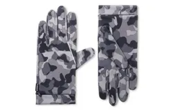 Isotoner Men’S Recycled Modern Shape Stretch Glove In Black Camo