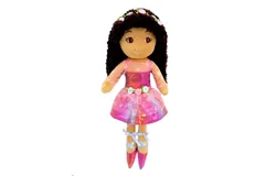 Lola bedazzled ballerina- tan skin