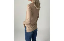 Six&sol;fifty The Cleo Top In Latte