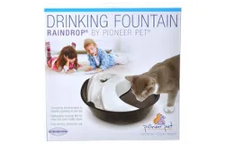Pioneer Raindrop Plastic Drinking Fountain - 60 oz - Cats&sol;Waterers & Feeders