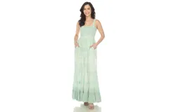 Women&apos;s Smocked Ruffle Maxi Dress