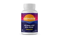 Calmable® Stress Relief Aid Plus Sleep Support Capsules - Stress Relief - 60 Capsules