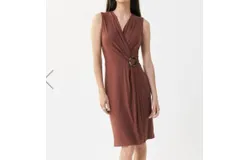 Joseph Ribkoff Espresso Dress Style 222217 In Espresso