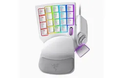 Razer Razer Talos Scorpion Pro Mercury Single Handed Gaming Analog Optical Shaft Keyboard Gaming Backlit-white