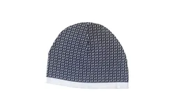 Fendi FF Print Nero and Bianco Knitted Wool Beanie