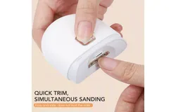 Automatic double-speed electric nail clipper with light nail nail sharpening device Nail trimmer for the elderly and children