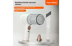 Folding car vacuum cleaner portable wireless handheld mini household large suction dust vacuum cleaner Suitable for office&comma; home&comma; car and other scenes-S683 white &lbrack;suction and blowing dual-purpose vacuum cleaner&rcub;