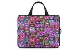 Crochet Blanket Granny Square Vintage Laptop Bag Women Man 10 12 13 15 17 Inch Office Notebook Travel Computer Handbag Waterproof Bag Notebook Cover
