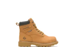Wolverine Women Wolverine Floorhand Waterproof 6" Steel Toe In Wheat