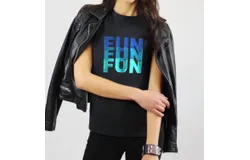 Unsweetened Micro Tee In Fun Blue