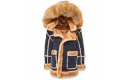 Jordan Craig Kids Denali Shearling Jacket In Navy
