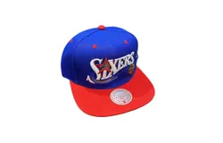 Mitchell & Ness Men&apos;s Nba Hwc Philadelphia 76Ers Lotto Pick Snapback Cap In Royal&sol;red