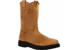 Georgia Boot Men&apos;s Farm And Ranch Wellington Boot In Brown