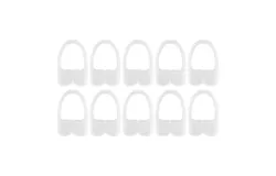 10pcs Dental Night Guard Rubber Athletic Protection Mouth Clenching Guard for Grinding Teeth