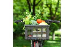 Bicycle Basket Foldable Basket Cycling Carryings Pouch Luggage  Cycling Container Bike Carry Case Cycling Accessories Handlebar Foldable Pannier