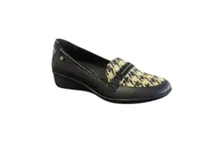 Revere Women&apos;s Montmarte Wedge Loafer In Houndstooth