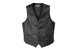 Gioberti Men&apos;s 5 Button Faux Leather Vest