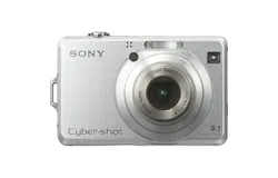 Sony Cybershot DSC-W100 8&period;1MP Digital Camera with 3x Optical Zoom Silver