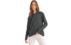 Women&apos;s Hoodie Ultra Soft Brushed Viscose Jacket with Thumb Holes