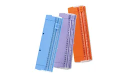 Portable A5 Paper Trimmer 8&period;7 Inch Cut Length Paper Cutter Scrapbooking Tool Cutting Machine with Side Ruler for Craft Paper Photos Pictures Cards Office Home Supplies