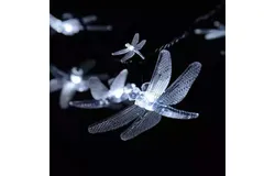 Solar Powered DragonFly LED Light String