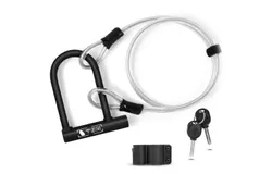 WEST BIKING Bicycle U Lock Bicycle Cable Lock Bike Wheel Lock Anti-theft Cycling Lock Bicycle Accessories