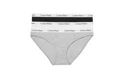 3 Packs Calvin Klein Girls' Modern Cotton Bikini Panty Black&sol;White&sol;Grey